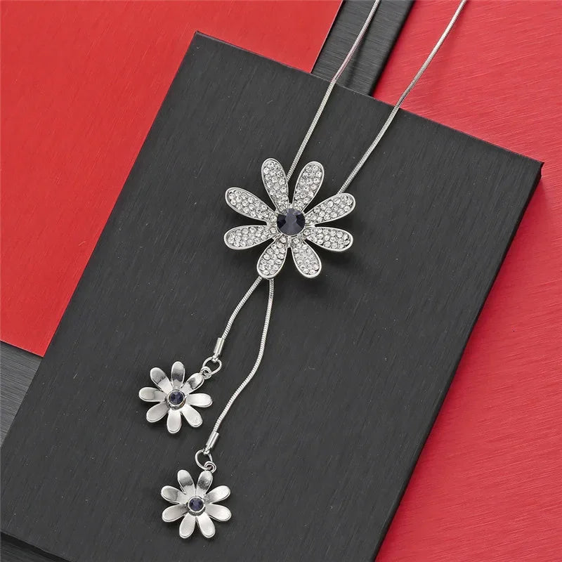 Long Necklaces & Pendants for Women Maxi Collier Femme Geometric Chain Fashion Necklace Statement Colar Accessories Jewelry 2024