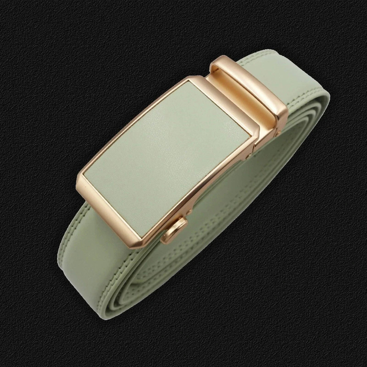 Men Black Strap Waistband Genuine Leather Automatic Buckle Belts |  Belts for Business