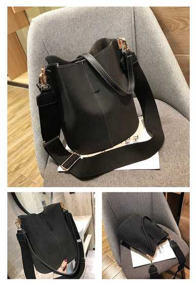 Designer Handbags Ladies Bucket Bag PU Leather Shoulder Large Capacity Crossbody Bags for Women High Quality New Tote Bag