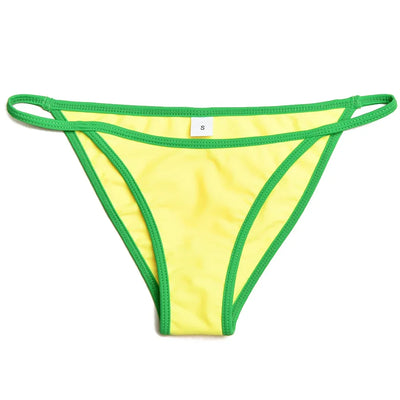 Absobe Brazilian Contrast Color Bikini Set Triangle Women Swimwear Patchwork Halter Swimsuit Hottie Summer Party Beachwear 2024
