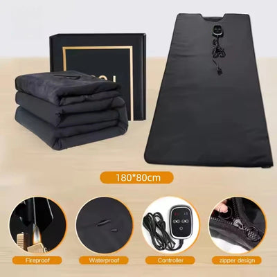 Home Spa Infrared Zip Steaming Body Blanket New Trending  Pain Relief Weight Loss Far Infrared Technology EU Plug