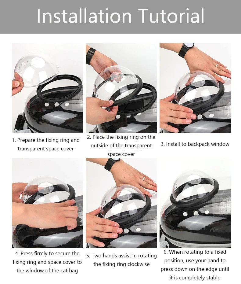 Cat Carrier, Pet Carrier, Breathable Pet Backpack for Cats and Dogs, Cat Carrier for Carrying Cats Outdoors