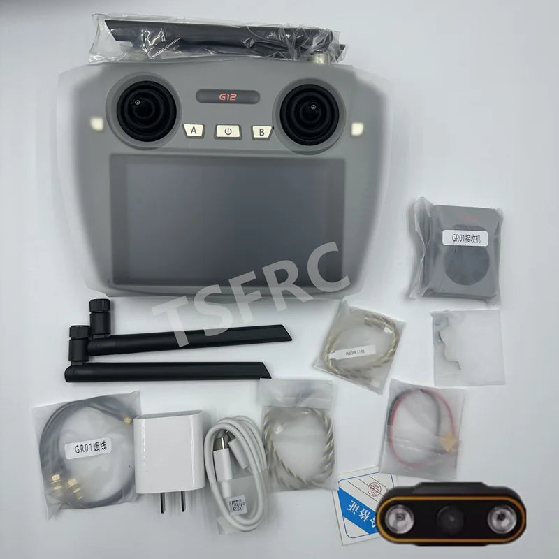 SKYDROID G12 Drone Remote Control 2.4GHz/5.8GHz dual band switching 20KM wireless high-definition image transmission