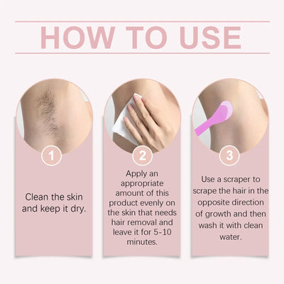 Intimate Areas Painless Hair Remover Cream Hair Growth Inhibitor Armpit Leg Permanent Depilatory Smooth Moisturizing Skin Care