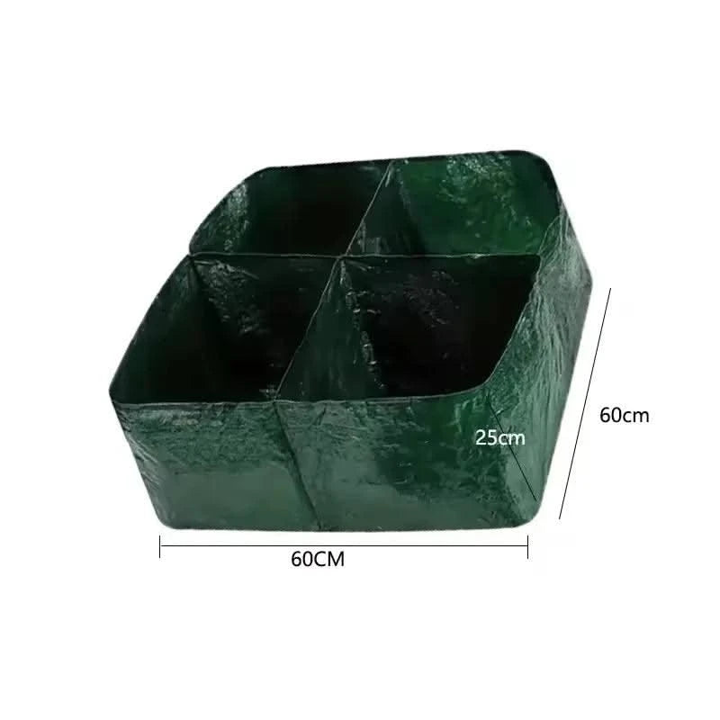 Garden Planting Bag Multi-gird Felt Growing Bag Rectangle Planting Nursery Pot Vegetable Tomato Potato Planting Container Plant