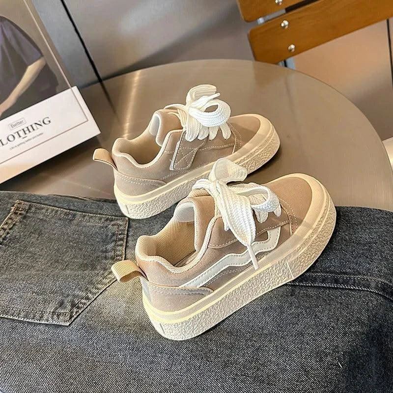 Children's Sports Shoes 2024 Fall New Girls' Non-slip Soft Sole Casual Shoes Boys Light Canvas Sports Shoes