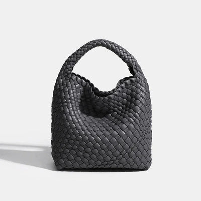 Designer bag Luxury 2024 woman bag Brand New Product PU Small size hand-woven bucket bag High quality Women's handbag