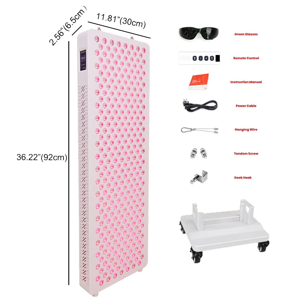 RL300MAX Red Therapy Light With Touch Screen Large Panel 7 Wavelength Infrared LED Device for Skin Care