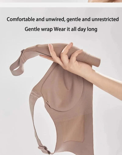 Plus Size Women Seamless Bras Sexy V Waist Brassiere Padded Wireless Soft Sleepwear Female Solid Breathable Underwear Lingerie