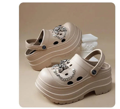 Clogs Clogs Women's Slippers Summer Home Sandals Non Slip Garden Shoes Fashion  Flat Shoes Orginal Outdoor Couples EVA Design