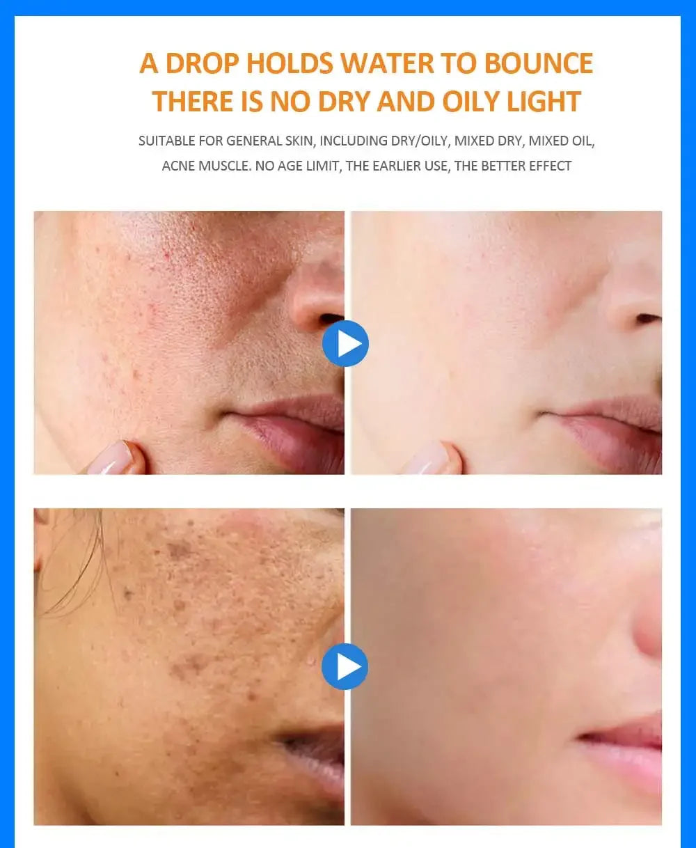 15ml Hyaluronic Acid for Face Serum Moisturizing Whitening Facial Essence Face Cream Repair Anti Aging Lifting Firming Skin Care