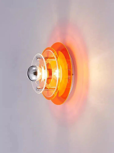 Creative Artist Home Decor Lamp Modern UFO Flying Saucer Wall Lamps Medieval Bedroom bedside Living Room Wall Hanging Lights LED