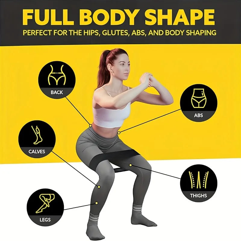 Resistance Bands for Squats Fitness Yoga Pilates Strength Training Elastic Stretch Bands for Legs Butt Fitness Beauty Buttocks