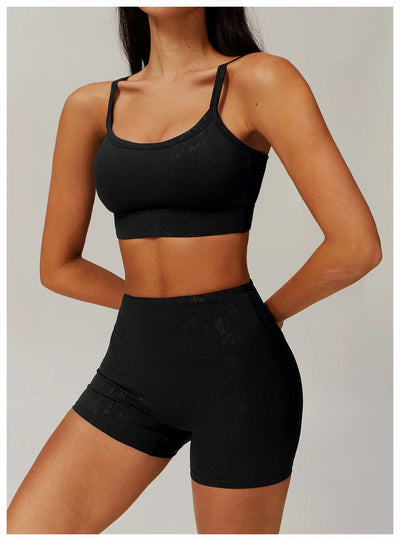 New Sexy Women Sports Underwear Breathable Absorb Sweat Shockproof Padded Running Fitness Printed Yoga Sports Running Underwear