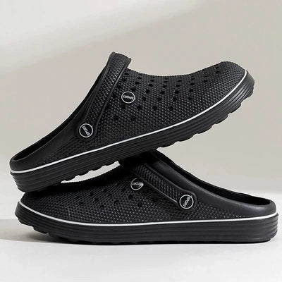 Men's Flat-Soled Clogs Are Breathable, Comfortable, Non-Slip, Wear-Resistant, Casual and Versatile, Daily Home Outing Work Shoes