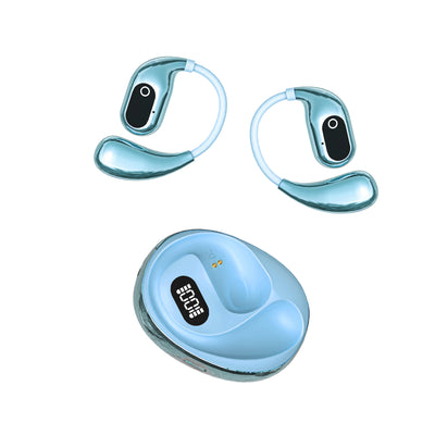Wireless Earbuds, New 50H Bluetooth 5.4 Headphones Sport, HiFi Stereo Sound Wireless Earphones with Earhooks, IP7 Waterproof Ear