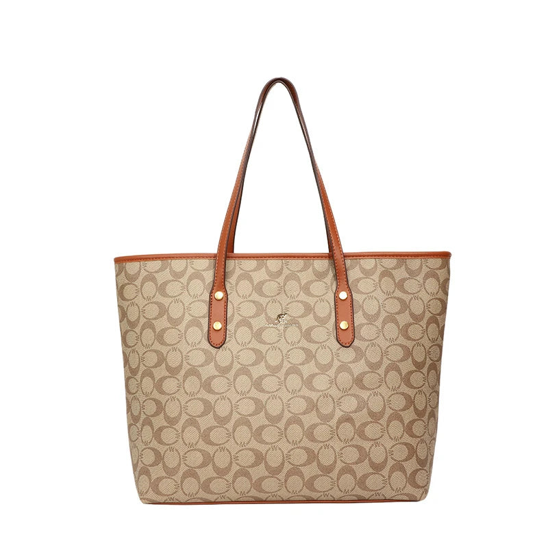 Elegant Ladies Leather Handbag Classics Women's Designer Luxury Zipper Shoulder Bag With Designer Letter Logo