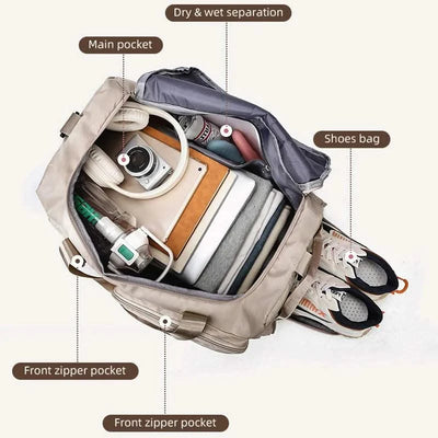 Women Travel Duffle Bag Travel Backpack Multi-functional Outdoor Sports