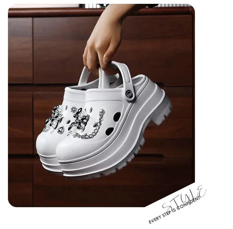Clogs Clogs Women's Slippers Summer Home Sandals Non Slip Garden Shoes Fashion  Flat Shoes Orginal Outdoor Couples EVA Design