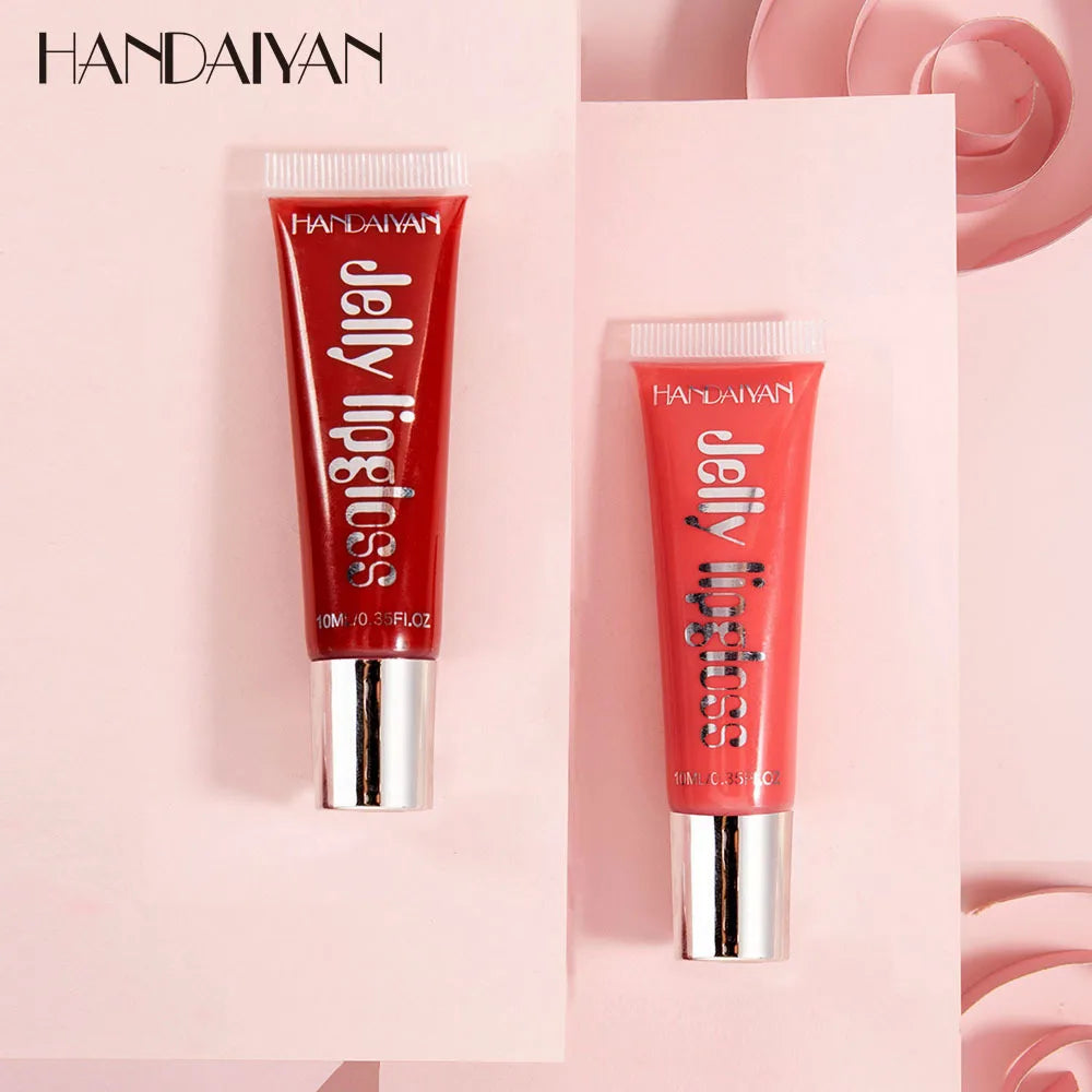 Candy Shades Moisturizing Lip Gloss Lip Oil Makeup Shinny Nutritious Liquid Lip Glosses Cherry Jelly Oil Clear Lipgloss