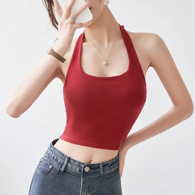 Underwear Women No Steel Gathering Anti-Sagging Camisole Vest Female Bustier Bustier Wrap Soft Breathable With Bra Pads 3Pcs