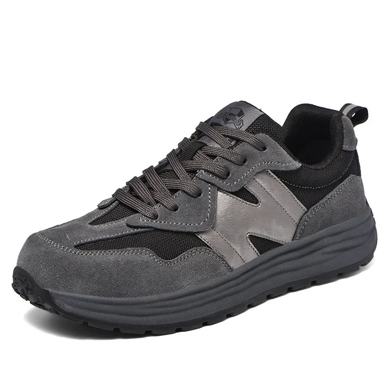 Men's safety shoes  Steel Toe Shoes Anti-Smashing Work Shoes Lightweight Breathable Composite Toe security-protection sneakers