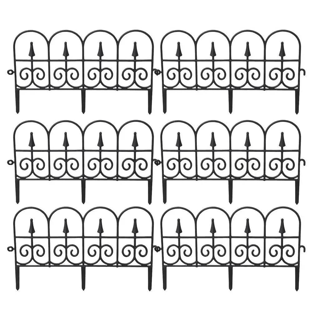 Garden Edging Fence Bendable Landscape Border Decorative Garden Fence Plant Lawn Flower Bed Fencing Barrier Home Yard Decor