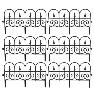 Garden Edging Fence Bendable Landscape Border Decorative Garden Fence Plant Lawn Flower Bed Fencing Barrier Home Yard Decor