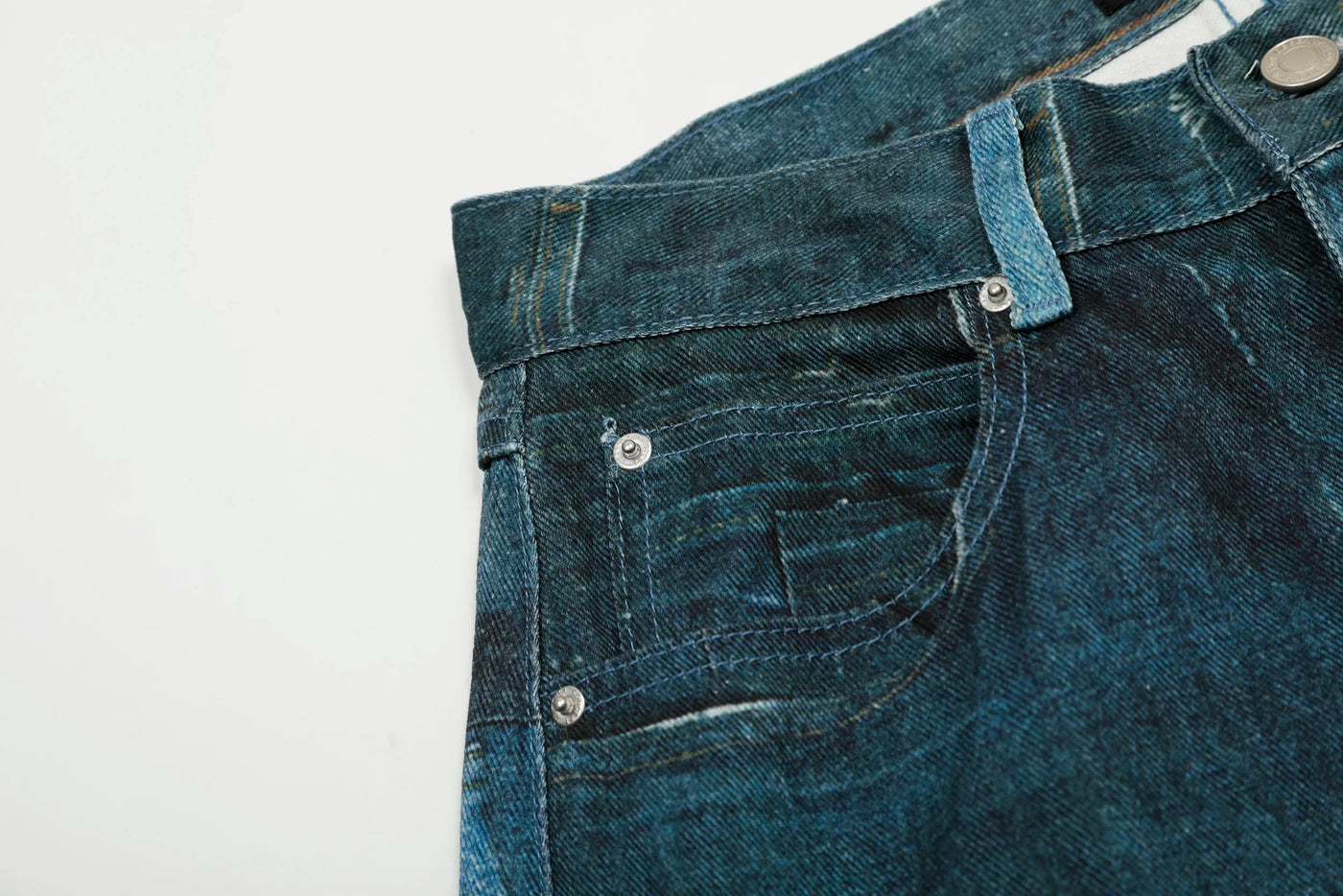 G6676# Blue Men Women Jeans Fashion Vintage Streetwear Y2K Wide Leg Jean Trouser Baggy Denim Pants