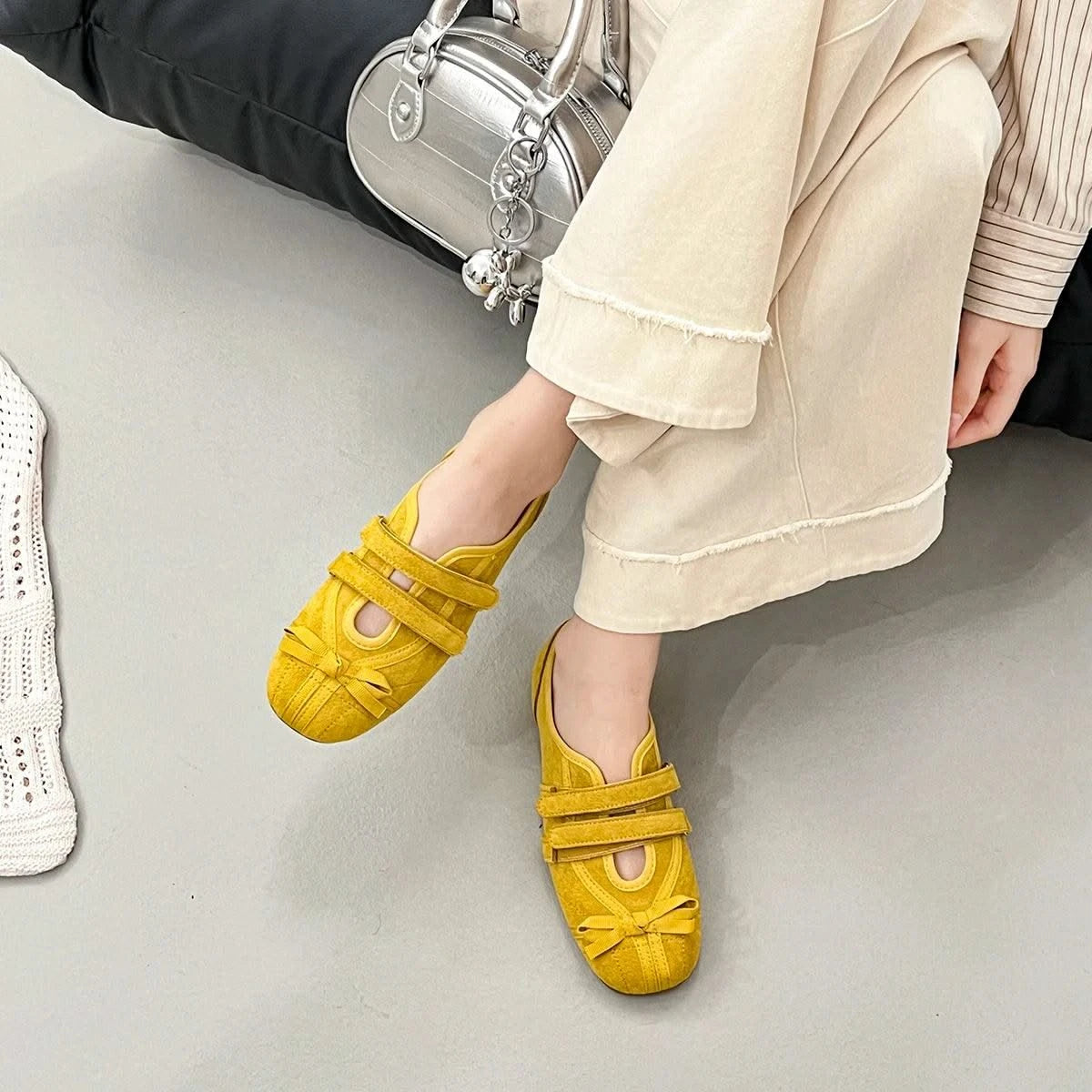 Designer Sneakers Flats Women Ballet Dance Walking shoes Sport Shoes Woman