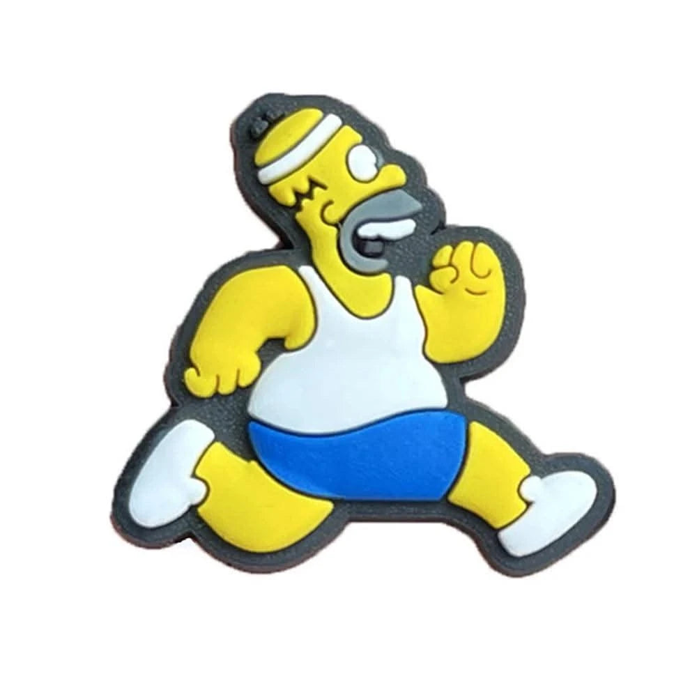 Single Sale 1pcs Cartoon Funny Shoe Charms PVC Accessories DIY Shoe Decoration For Clog Sandal Kids X-mas Gifts