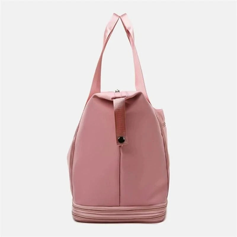 Travel Bag Women Shoulder Bag Quality Casual Handbag Double Zipper Expansion
