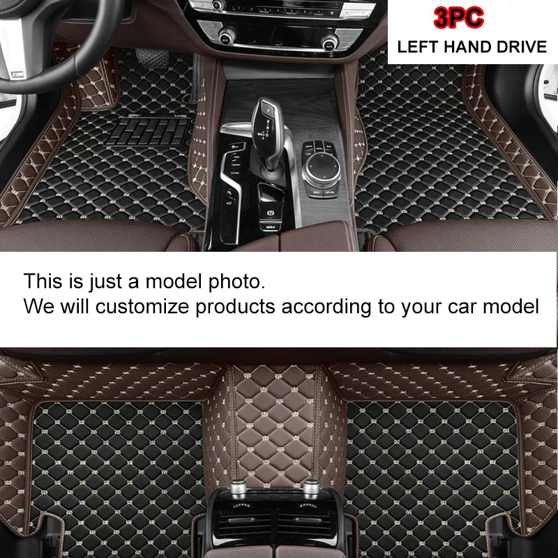 Car Mats For SEAT Alhambra MK2 7N VW VW Sharan 2011~2020 Pad Carpets Set Leather Mat Auto Floor Rugs Car Accessories