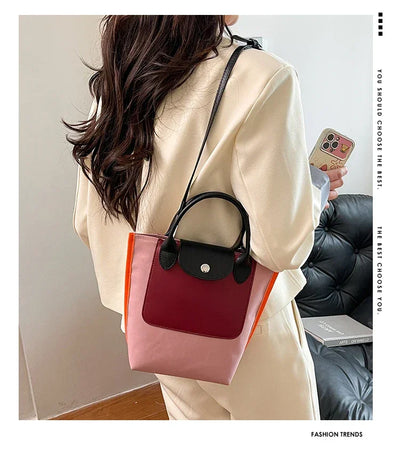 Luxury Leather Shoulder Purse Women's Crossbody Bag Elegant Designer Handbags Classic Tote