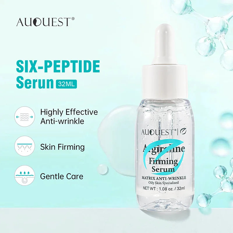 Face Serum SixPeptide Firming Highly Effective Anti-Wrinkle Skin Firming Smooth Skin Preventing Improving Facial Serum Skin Care