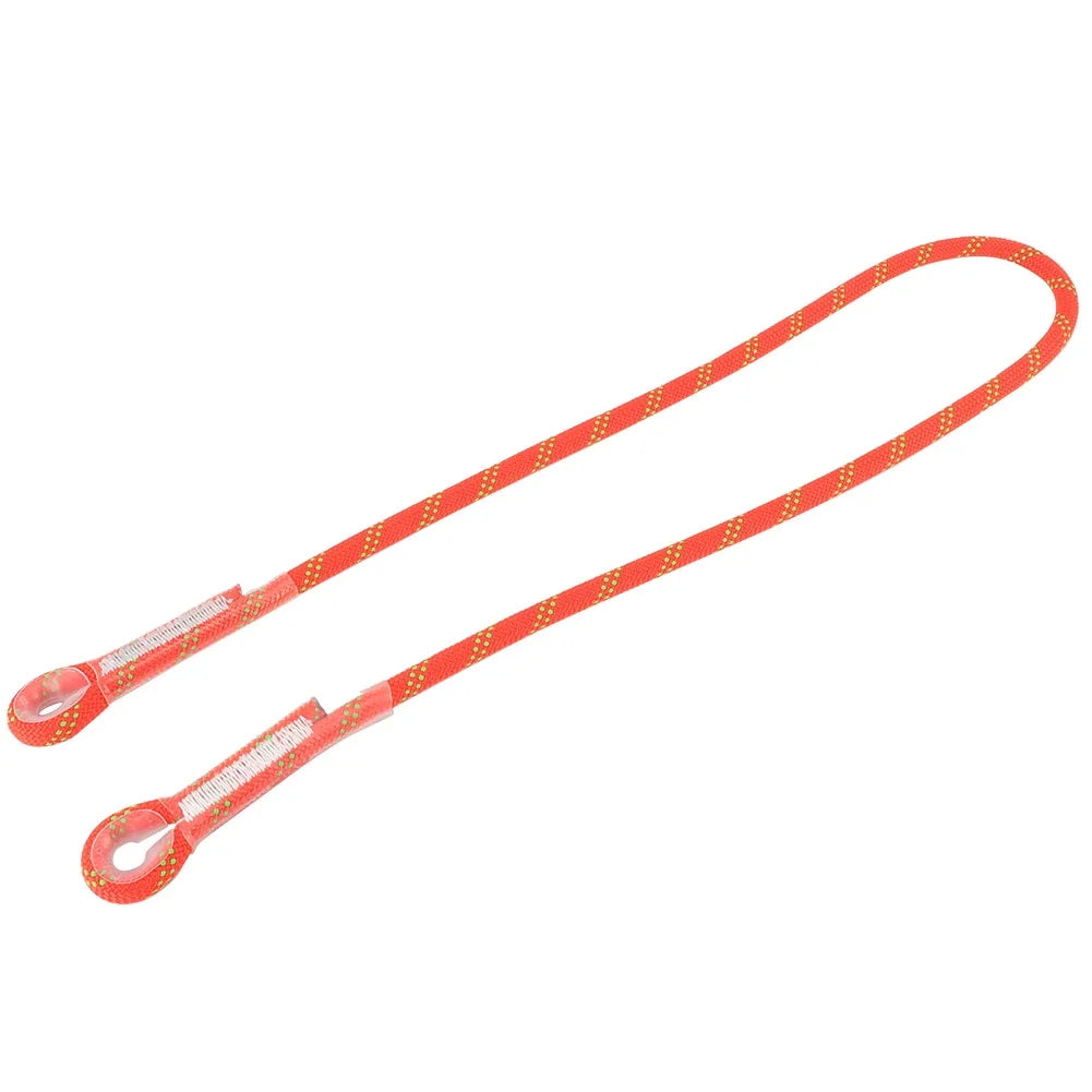 Outdoor Rock Climbing Lanyard 10.5mm Static Rope 20kN Protective Eye-to-eye Pre-Sewn Cord Loop Sling Mountaineering Equipment