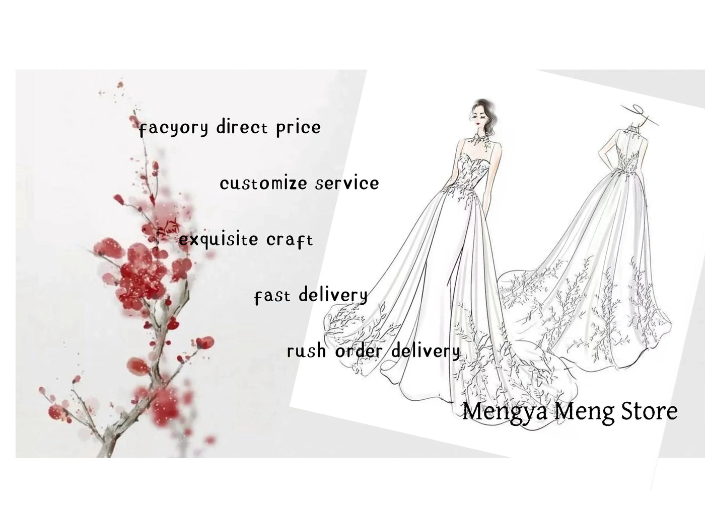 Elegant Sheath Mermaid Wedding Dress with Daring V-neckline Mesmerizing Backless Bridal Gown with Spaghetti Straps Party Dress