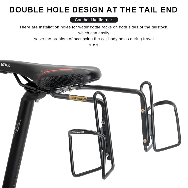 Bicycle Saddle Stabilizer Bracket Rear Seat Aluminum Alloy Holder MTB Road Bike Luggage Rack Rear Seat Mount Cycling Accessories