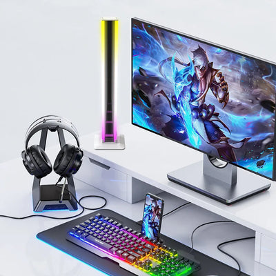 LED Light A Pair RGB Room Decor Abyss Lamp Bluetooth Ambient Night Light Desktop Mood Lighting for TV PC Gaming Backlight