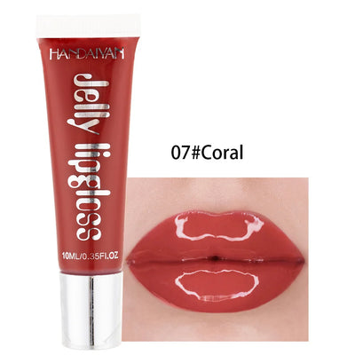 Candy Shades Moisturizing Lip Gloss Lip Oil Makeup Shinny Nutritious Liquid Lip Glosses Cherry Jelly Oil Clear Lipgloss