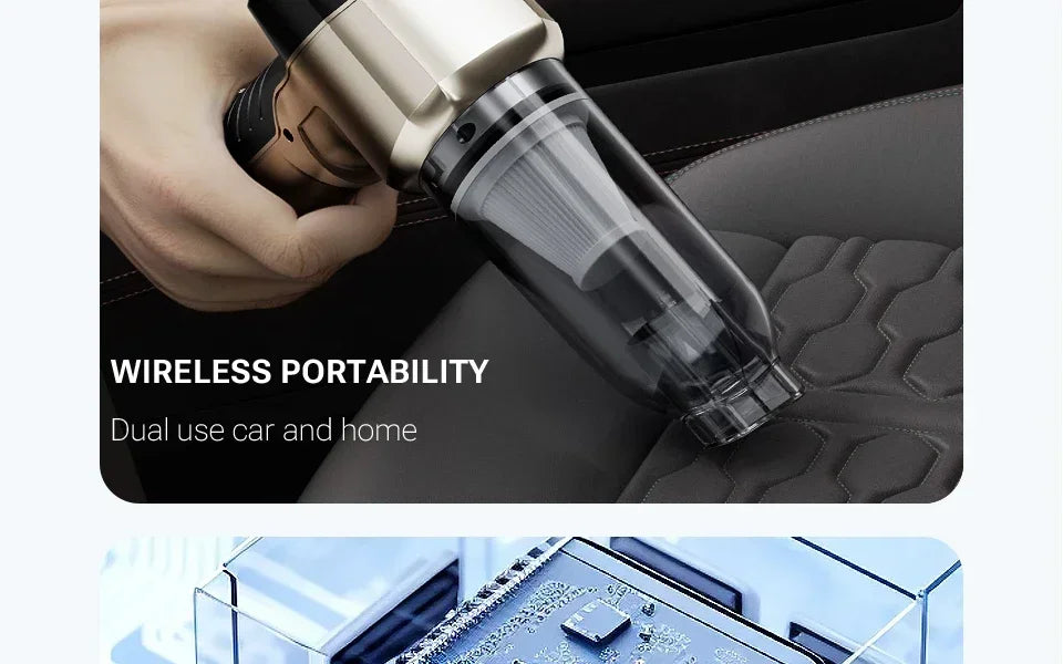 Portable Vacuum Cleaner for Car Home New Handheld Mini Vacuum Cleaner SZUK Car Vacuum Cleaner Powerful Suction Wireless Cleaner