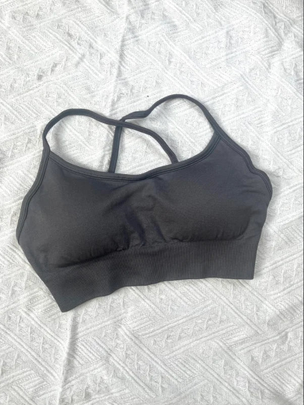 Yoga, Sports, Cycling, Vest, Halter Bra for Women, Seamless Breathable, High-support Sports Bra, Yoga, Running, Gym Exercise