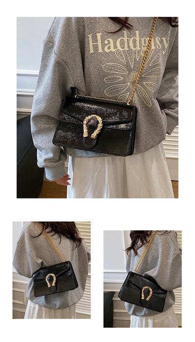 Luxury Brand Leather Handbag For Women Elegant Classic Popular Ladies Shoulder Bag By Famous Designer Modern