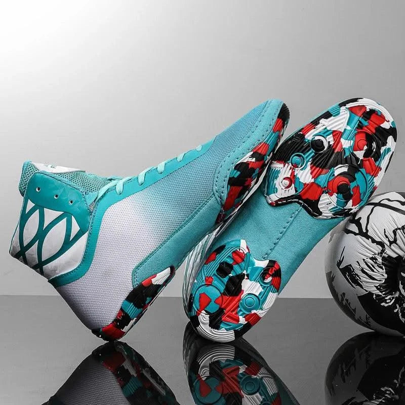 2025 New Wrestling Shoes for Men Non Slip Breathable Boxing Sneakers Wrestling Training Shoes Wear-Resisting Combat Sneakers