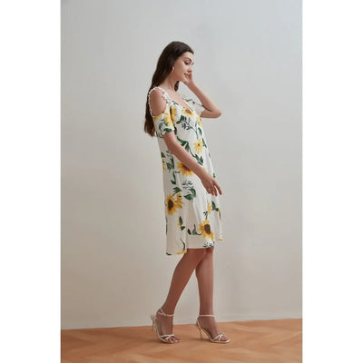 Women'S Elegant Dresses 2025 Summer New Women's Fashionable Lace V-neck classic style Dress Summer Casual Bohemian Daily dress