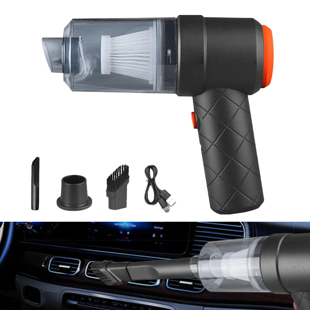 Portable Car Vacuum Cleaner 6000PA 120W Mini Wireless Cleaner Handheld Auto Vacuums Home & Car Dual Use Vacuum Cleaners