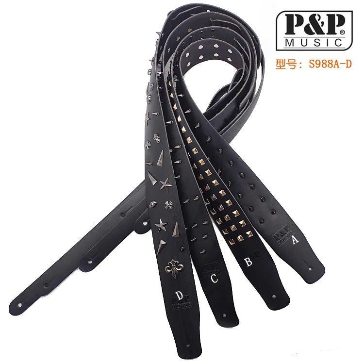 Guitar Straps, Leather, Electric Guitarstraps, Shoulder Strap, Bass Strap Guitar Straps