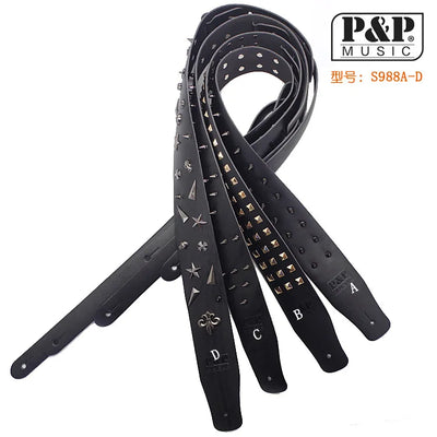 Guitar Straps, Leather, Electric Guitarstraps, Shoulder Strap, Bass Strap Guitar Straps