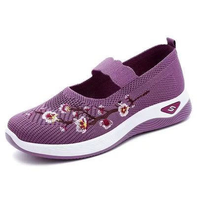 Shoes for Women 2025 Walking Shoes Slip On Arch Support Mother's Shoes Breathable Sneakers Summer Comfortable Casual Trainers