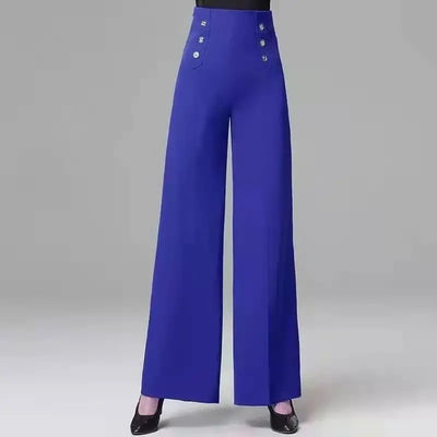 Women Wide Leg Pants 2023 Spring Summer Solid High Waist Long Casual Pants Korean Loose Dance Female Trousers Women's Clothing